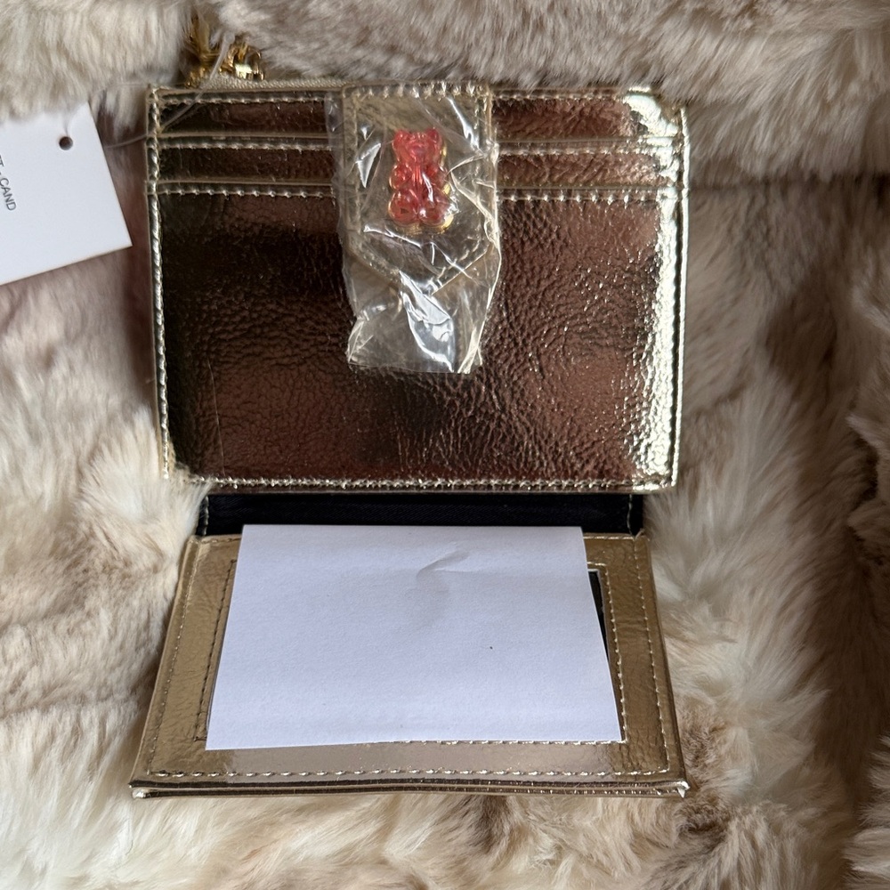 Betsey Johnson Gold Wallet with Candy Accents - Picture 3 of 5